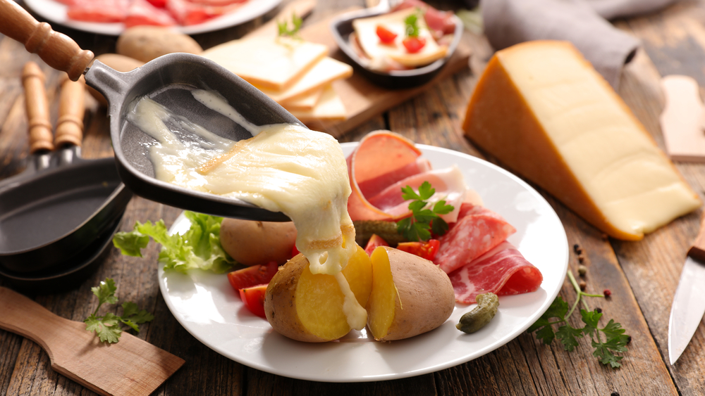 Raclette,Cheese,Melted